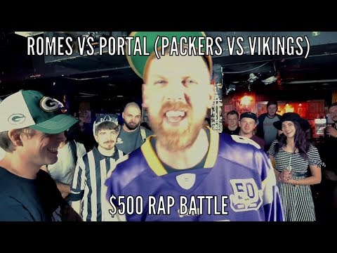 Romes vs Portal - $500 Rap Battle (Packers vs Vikings) | #Invasion5