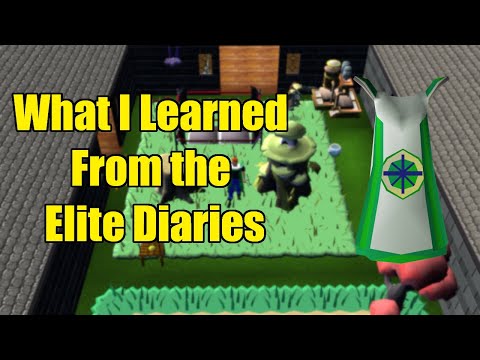 What I Learned From The Elite Diaries | OSRS