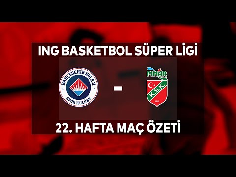 Bahçeşehir Koleji-Pınar Karşıyaka özet görüntüler