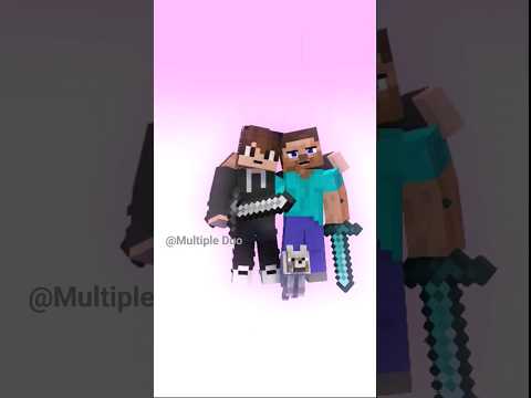 INSANE DUO: Steve and Friend DOMINATE in Minecraft! #shorts