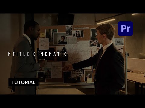 mTitle Cinematic PR Tutorial — Creating a movie intro with cinematic typography — MotionVFX