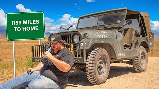 1153 Mile Road Trip in 70 year Old Army Jeep