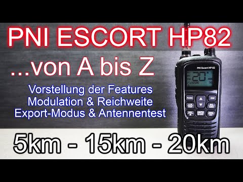 CB RADIO: XXL video 🤩 PNI ESCORT HP82 including 3 antennas tested & EXPORT MODE! #cbfunk #blackout
