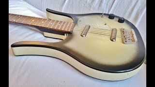 Video thumbnail for My Danelectro longhorn baritone guitar - improvisation by Will Sophie Music