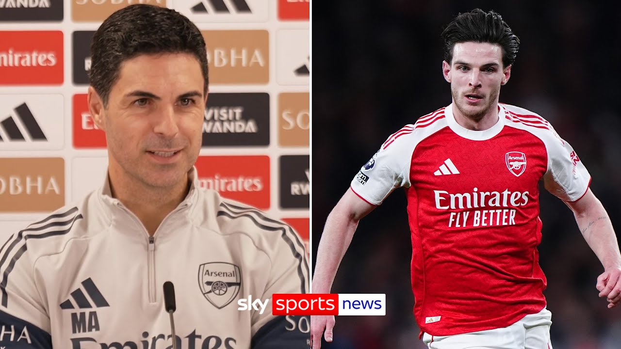 "Every hour is important" |  Mikel Arteta on fitness of Declan Rice ahead of Aston Villa game