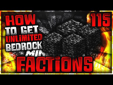 "HOW TO GET UNLIMITED BEDROCK ON CYANX" - Minecraft Archon FACTIONS Server Lets Play - Ep.115