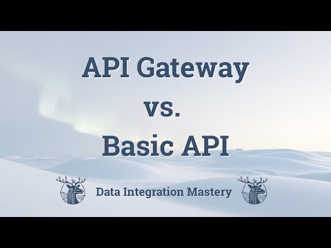 API Gateway vs. Basic API – A Preview from Mastering Integration Development -course