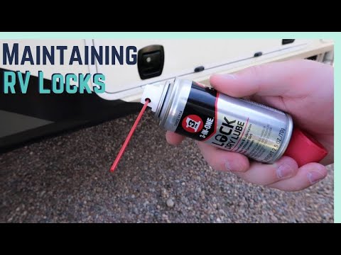 Maintaining your RV Locks with 3-IN-ONE Lock Dry Lube!