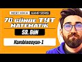 70 Günde TYT Matematik Kampı | 59.Gün | 1.Video | Kombinasyon-1 | 2024 | #merthoca