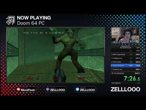 Doom 64 (2020) Speedrun - Be Gentle (36:14)