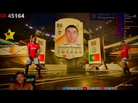 Speed pulls Cristiano Ronaldo and does this on fifa 💀 🥜