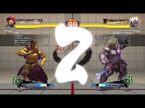 USF4 Akuma vs My Oni