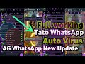 Tato WhatsApp 😈| #AG_WhatsApp New Update 2023| Data Jam 🤡|Auto Virus 🦠|60+ New Button 🤟| #tricks4all