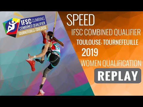 IFSC Combined Qualifier Toulouse 2019 || Women's Combined Speed qualification