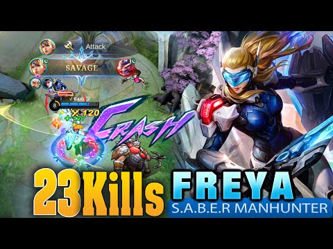 23 Kills - Freya S.A.B.E.R Manhunter - HyperCarry Super Aggressive Play