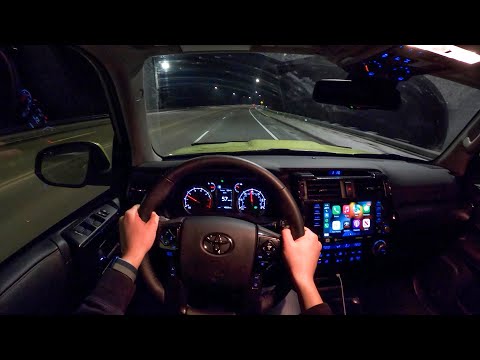 2022 Toyota 4Runner TRD Pro - POV Night Drive (Binaural Audio)