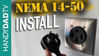 Hubbell NEMA 14-50 Outlet DIY Installation — FAST Tesla EV Home Charging Level 2