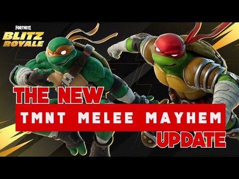 The NEW TMNT Melee Mayhem Update is here in Fortnite!