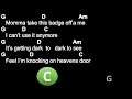 Knockin on heaven's door - Bob Dylan - Chords