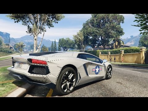 GTA V - Lamborghini Aventador LP700 4 USAF Paintjob | +10.3k MOVIES EnRoMovies _REVIEW