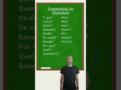 Perguntas em alemão: Aprenda estas palavras!  #alemaoonline #deutschlernen