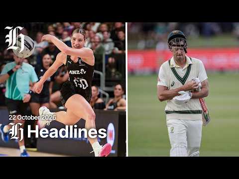 Thumbnail for NZ Herald Sport Headlines | Thursday, October 22, 2026