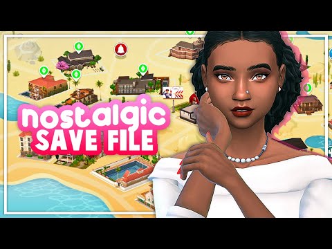the most NOSTALGIC save file in the sims 4😍