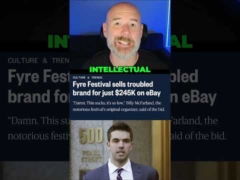 🔥 Fyre Festival IP Sold for $245K on eBay: A Reminder of Branding's Power! 🔥 Despite its infamous