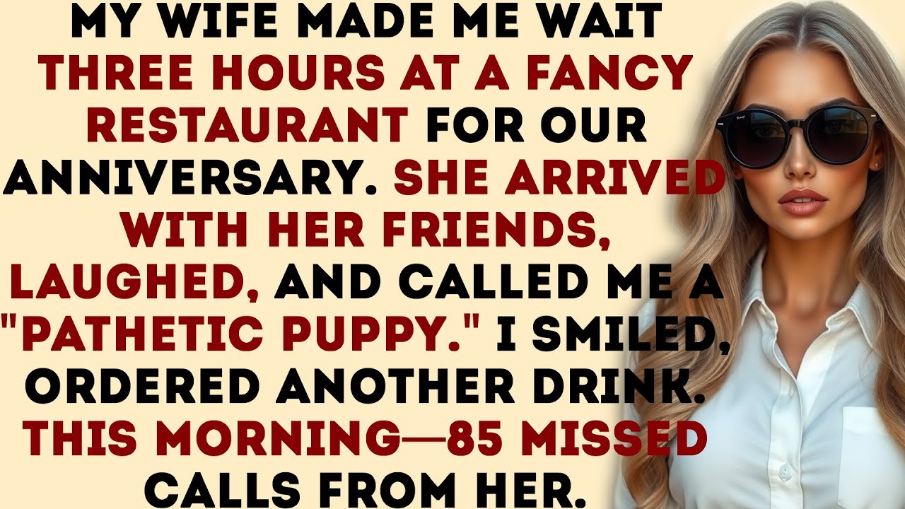 On Our Wedding Anniversary, My Wife Made Me Wait Alone for 3 Hours at a Fancy Restaurant.