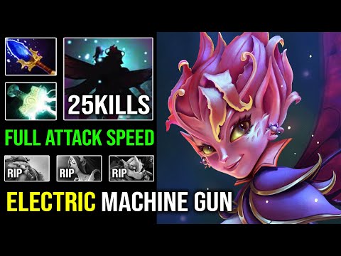 This WILLOW is an Electric Machine Gun +250 Attack Speed & 50K Damage Dealt EZ Mid Dota 2