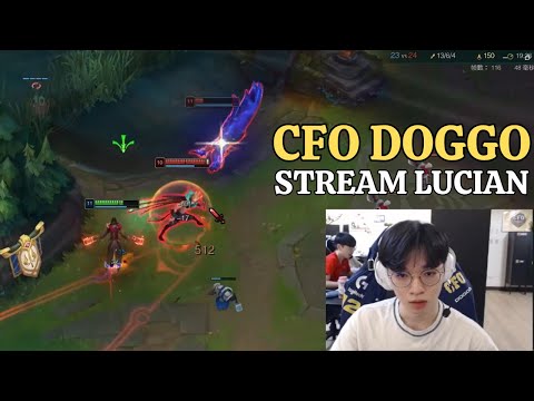CFO Doggo Stream Lucian Destroy Challenger Xayah Adc
