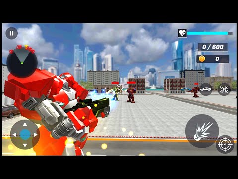 Dolphin Robot Transform Wars - Android Gameplay