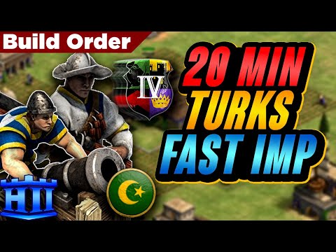 *IMP BY 20 MINUTES* Turks Fast Imperial Age Build Order Tutorial | AoE2