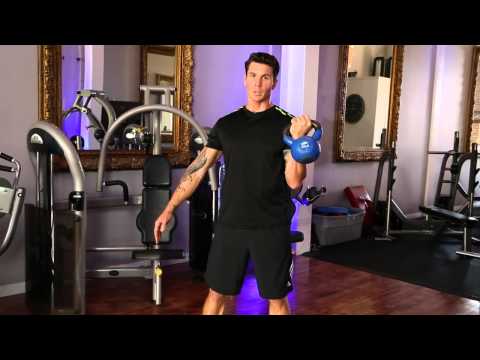 How to Do a Bicep Curl With a Kettlebell