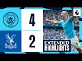 Extended Highlights | Haaland scores Hat-trick for City! | Man City 4-2 Palace | Premier League