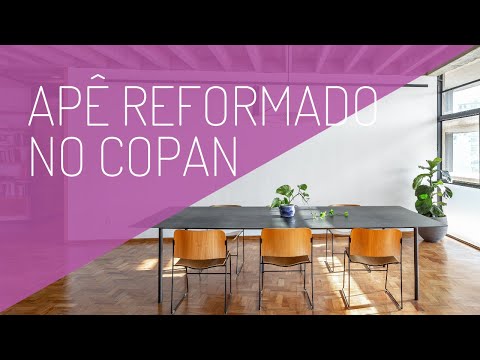 Apartamento REFORMADO no COPAN! Muita luz natural e móveis de design