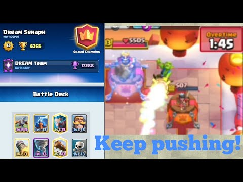 6300+ Trophy Push Gameplays with Icebow Deck! - Clash Royale