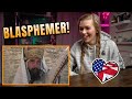 AMERICAN REACTS TO MONTY PYTHON STONING | AMERICAN LIVING IN THE UK | AMANDA RAE