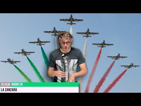 Cruciani difende le Frecce Tricolori - La Zanzara 18.9.2023