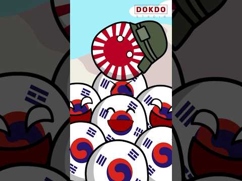 Japan vs Korea past relationship #countryballs