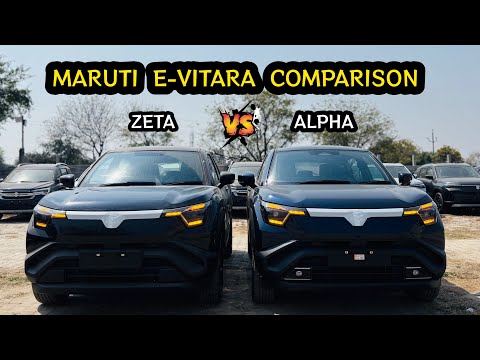 Thumbnail for Maruti Suzuki E-vitara comparison Zeta v/s Alpha Detailed Walkaround ✅ by Suzuki e Vitara