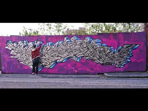 Edinburgh Legal Wall Graffiti Timelapse 2012