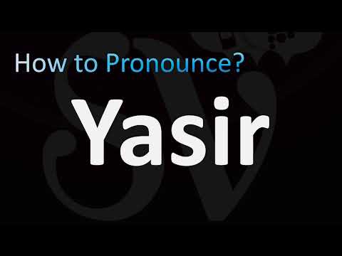 How to Pronounce Yasir (Arabic)