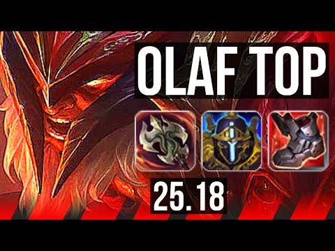 OLAF vs VOLIBEAR (TOP) | 6 solo kills | KR Master | 25.18