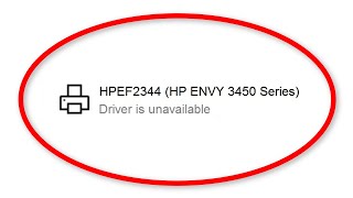 How To Fix Printer - Driver Is Unavailable  || Can