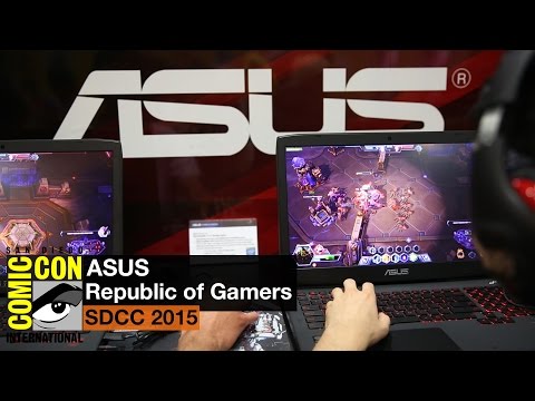 Asus ROG Comic Con 2015 gaming center