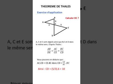 Cours de math _ Thales