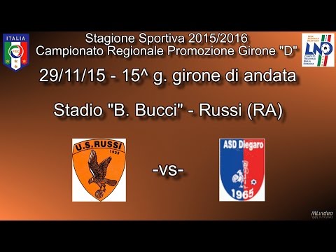 29/11/15 – Promoz. ER Gir.D - 15^ and. – US Russi-Diegaro 0-0 SINTESI