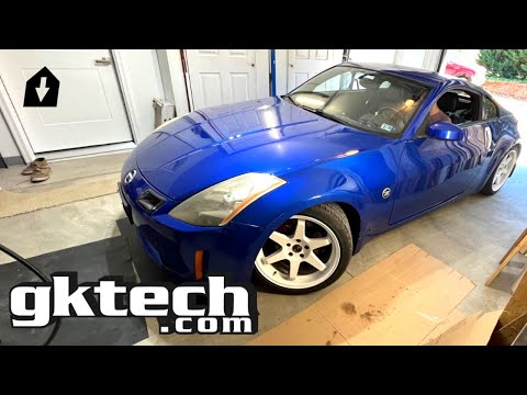 350z gktech Angle Kit Install