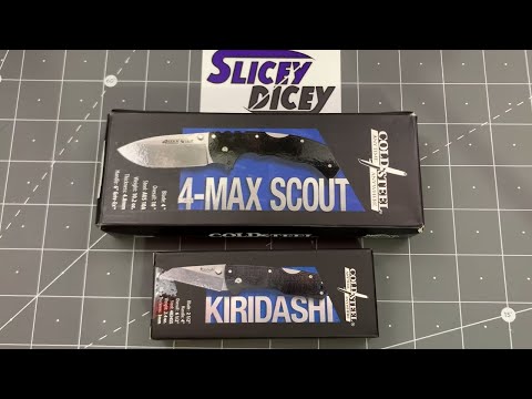 Double Cold Steel Unboxing - 4-Max Scout and Folding Kiridashi